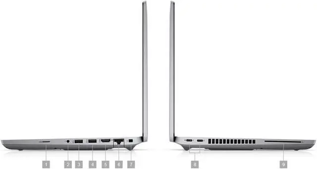 Alt view image 3 of 6 - Dell Latitude 5421 Laptop | 14" 1366x768 HD | Core i5 - 11400H - 512GB SSD Hard Drive - 32GB RAM | 6 cores @ 4.5 GHz Win 11 Pro Black