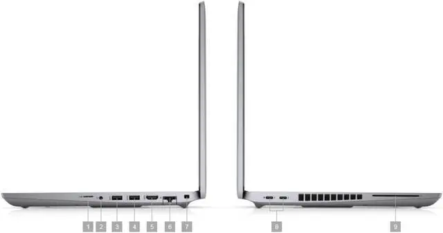 Alt view image 3 of 6 - Dell Latitude 5521 Laptop | 15.6" 1920x1080 FHD | Core i5 - 11500H - 256GB SSD Hard Drive - 8GB RAM - Nvidia GeForce MX450 | 6 cores @ 4.6 GHz - 2GB GDDR5 Win 11 Pro Black