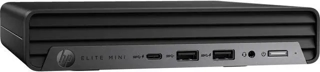 Alt view image 4 of 5 - HP EliteDesk 800 G9 Mini Desktop (2023) | Core i5 - 13500T - 512GB SSD Hard Drive - 4GB RAM - Nvidia GeForce RTX 3050 | 14 cores @ 4.6 GHz - 4GB GDDR6 Win 11 Pro Black