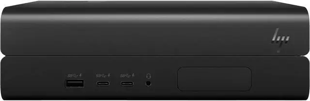 Main image of HP Z2 G9 Mini Workstation Desktop (2023) | Core i5 - 12500 - 512GB SSD Hard Drive - 8GB RAM - Nvidia RTX T1000 | 6 cores @ 4.6 GHz - 4GB GDDR6 Win 11 Pro Black