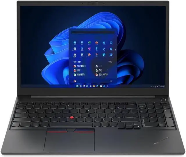 Main image of Lenovo ThinkPad E15 Gen 4 AMD Laptop | 15.6" 1920x1080 FHD | Ryzen 7 - 5825U - 1TB SSD Hard Drive - 40GB RAM | 8 cores @ 4.5 GHz Win 11 Pro Black