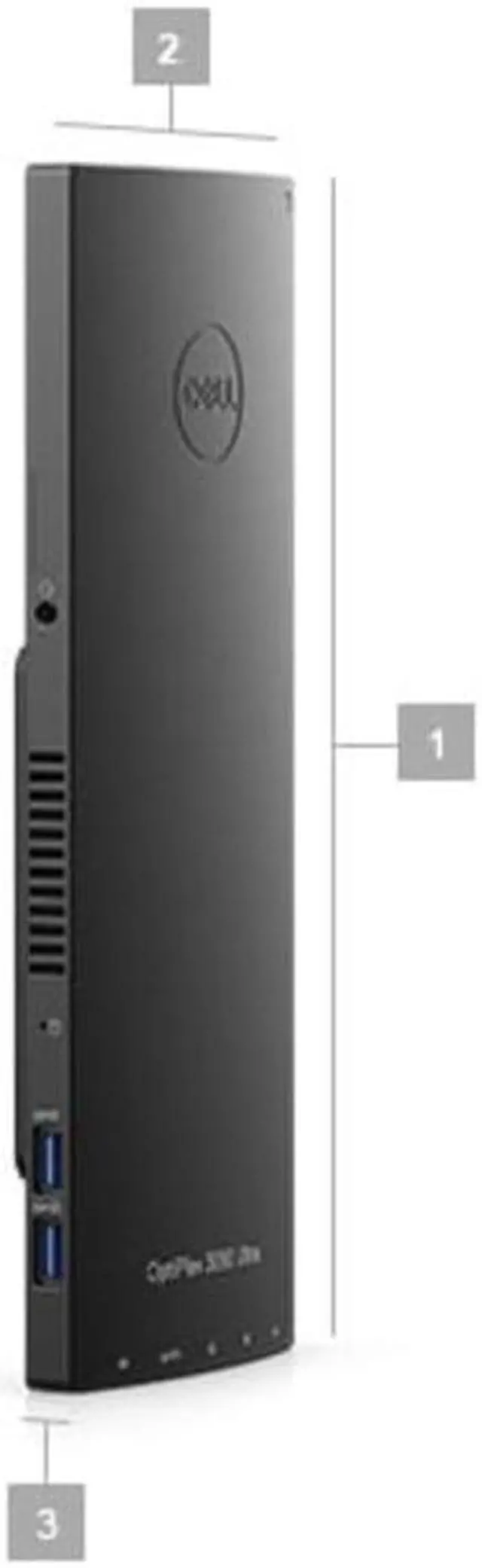 Alt view image 2 of 6 - Dell Optiplex 3090 Ultra Desktop | Core i5 - 1145G7 - 256GB SSD Hard Drive - 16GB RAM | 4 cores @ 4.4 GHz Win 11 Pro Black