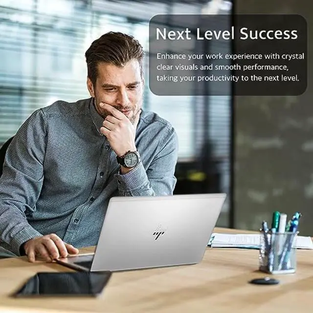 Alt view image 5 of 6 - HP EliteBook 645 G9 Laptop (2023) | 14" 1920x1080 FHD | Ryzen 5 Pro - 5675U - 256GB SSD Hard Drive - 16GB RAM | 6 cores @ 4.3 GHz Win 11 Pro Black