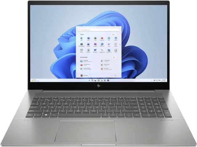 Main image of HP Envy 17-cr1000 Laptop (2023) Touch | 17.3" 1920x1080 FHD | Core i7 - 1355U - 1TB SSD Hard Drive - 24GB RAM - Nvidia GeForce RTX 3050 | 10 cores @ 5 GHz - 4GB GDDR6 Win 11 Pro Black