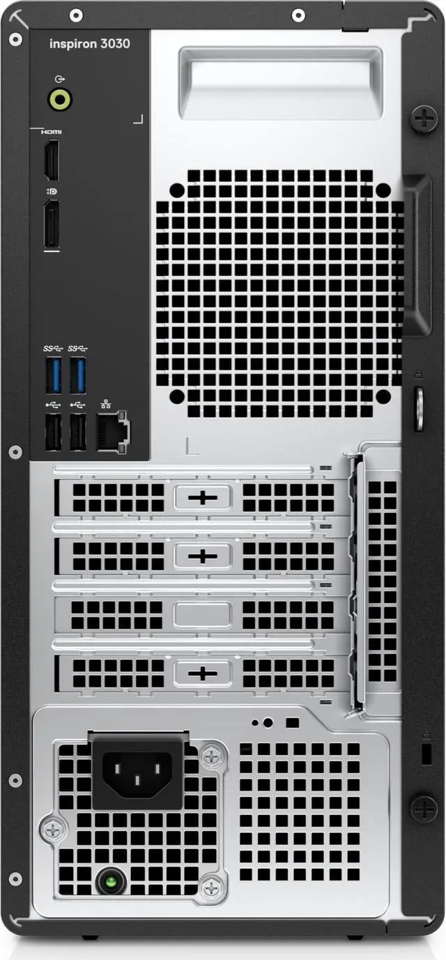 Alt view image 2 of 6 - Dell Inspiron 3030 MT Desktop (2024) | Core i3 - 14100 - 512GB SSD Hard Drive - 8GB RAM | 4 cores @ 4.7 GHz Win 11 Home Black