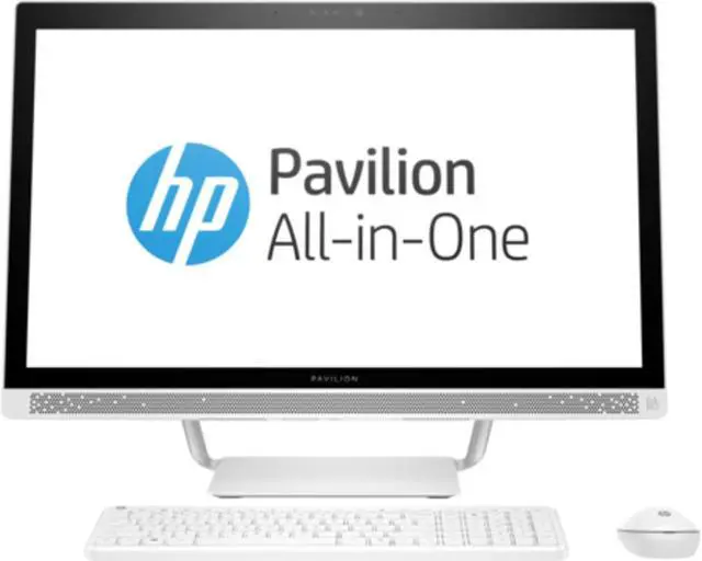 Main image of HP Pavilion 27-a100 AIO (2022) Touch | 27" 1920x1080 FHD | Core i7 - 1355U - 1TB SSD Hard Drive - 24GB RAM - Nvidia GeForce RTX 3050 | 10 cores @ 5 GHz - 4GB GDDR6 Win 11 Home Black