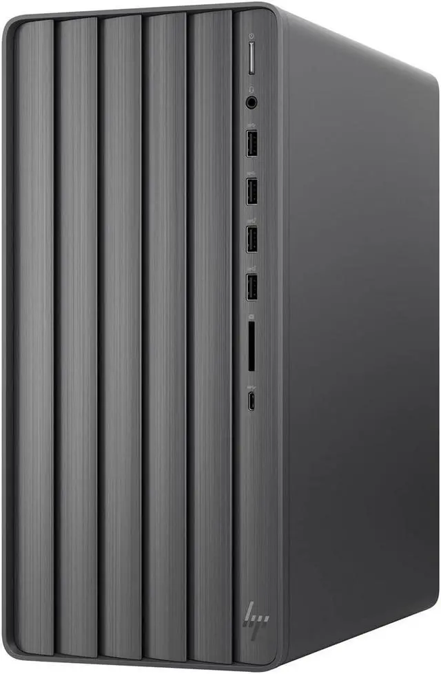 Main image of HP Envy te01-3000i Desktop (2022) | Core i5 - 12400 - 1TB SSD Hard Drive - 16GB RAM | 6 cores @ 4.4 GHz Win 11 Home Black