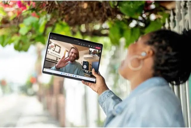 Alt view image 4 of 5 - Microsoft Surface Pro 9 Detachable Detachable 2-in-1 Laptop Tablet (2022) Touch | 13" 1920x1280 FHD+ | Core i7 - 1265U - 512GB SSD Hard Drive - 16GB RAM | 10 cores @ 4.8 GHz Win 11 Pro Silver