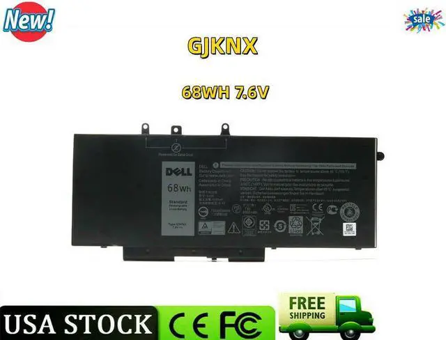 Alt view image 5 of 12 - New  Dell OEM Original Latitude 5480 5580 5280 4-Cell 68Wh Laptop Battery GJKNX