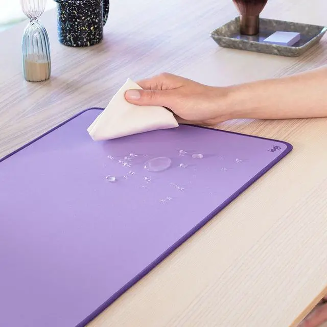 Alt view image 7 of 20 - Logitech Desk Mat - Desktop - Lavender