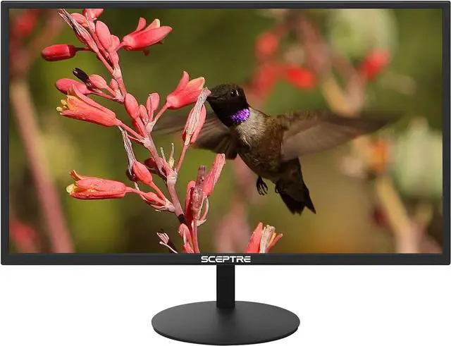 Alt view image 5 of 11 - Sceptre E275W-19203R 27 inch1080P LED Monitor 99% sRGB 2X HDMI VGA Build-In Speakers, Machine Black (E275W-19203R series)