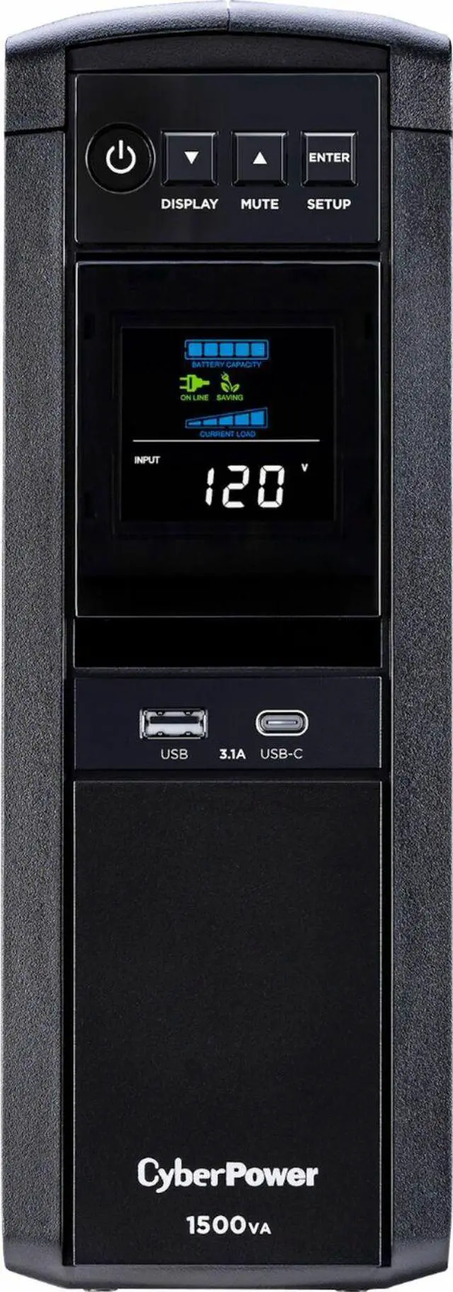 Main image of CyberPower LX1500GU3 1500V Battery Backup System - Black