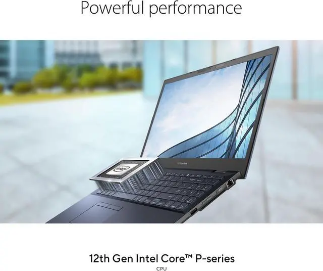 Alt view image 6 of 20 - Asus ExpertBook B2 15.6 Business Laptop - Intel Core i7-1260P - 16GB RAM - 512GB SSD - WiFi 6E - Win 11 Pro B2502CBA-XS74