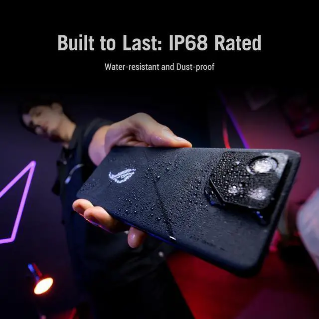 Alt view image 6 of 10 - ASUS ROG Phone 8 Pro Unlocked Android Phone, US Version, 6.78" 165Hz AMOLED Display, 512GB Storage, 16GB RAM, 5500mAh Battery, 50MP Gimbal Camera, 32MP Front, Snapdragon 8 Gen 3,Dual-SIM,Phantom Black