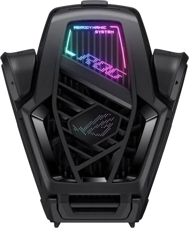 Main image of ASUS ROG AeroActive Cooler X, RGB Cell Phone Cooling Fan for ROG Phone 8 Series, Portable Lightweight, Built-in Kickstand, Dual Physical Buttons, 3.5mm Headphone Jack, USB-C® USB 2.0 - OEM