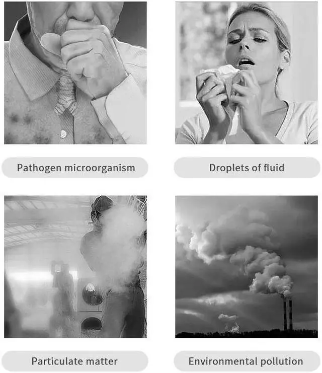 Alt view image 5 of 7 - 50 Pcs Disposable Face Masks Virus Mask Protection 3-Ply Safety Masks for Man and Woman