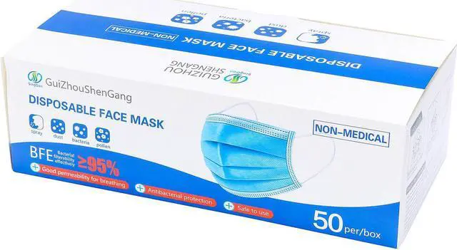 Main image of GS Disposable Face Mask - 50 pcs per box