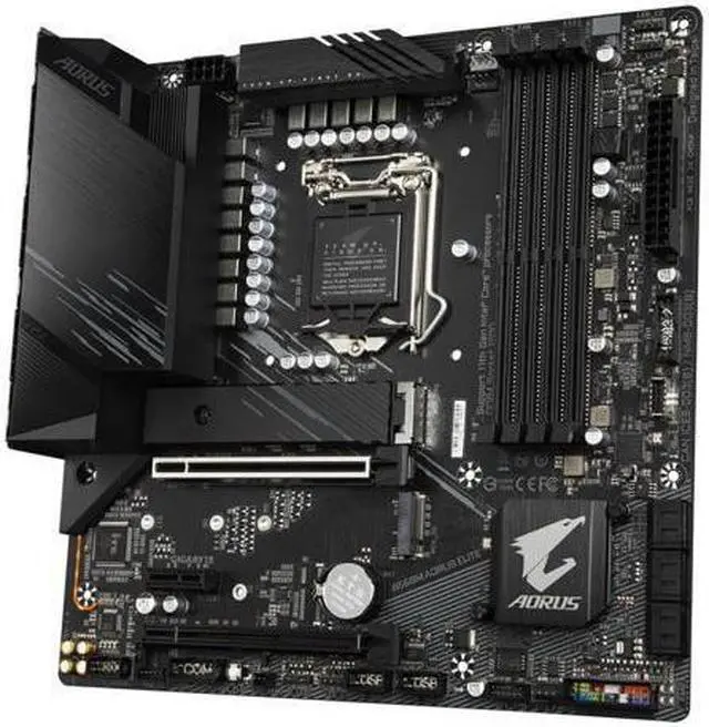 Alt view image 3 of 4 - GIGABYTE AORUS B560M AORUS ELITE LGA 1200 Micro ATX Intel Motherboard