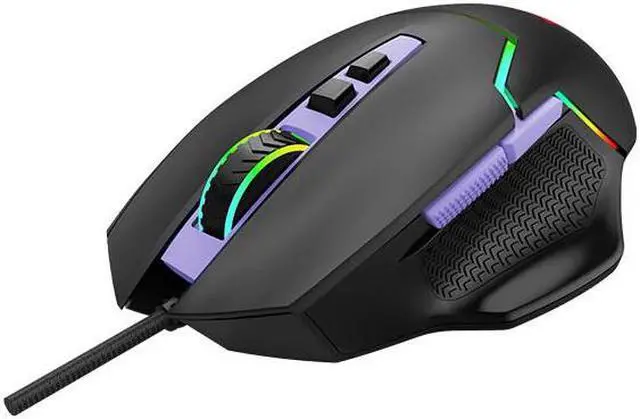 Alt view image 4 of 4 - MSI CLUTCH GM20 V2 Gaming Mouse, Wired, RGB Glare, Dragon Spirit Lamp Of Faith,  Gaming Mouse, Ergonomics, BLACK/Purple