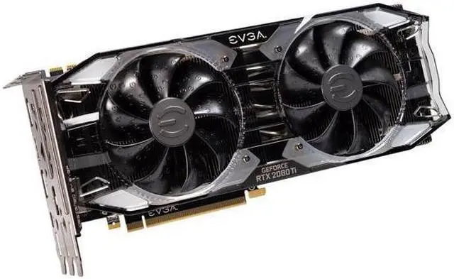 Alt view image 3 of 7 - EVGA GeForce RTX 2080 Ti XC ULTRA GAMING, 11G-P4-2383-KR, 11GB GDDR6, Dual HDB Fans & RGB LED