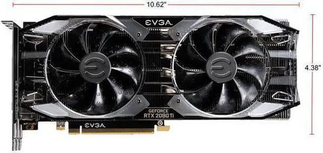 Alt view image 3 of 14 - EVGA GeForce RTX 2080 Ti XC ULTRA GAMING Video Card, 11G-P4-2383-RX, 11GB GDDR6, Dual HDB Fans & RGB LED