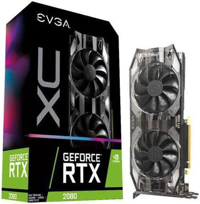 Main image of EVGA GeForce RTX 2080 XC GAMING, 8GB GDDR6, Dual HDB Fans & RGB LED Graphics Card 08G-P4-2182-KR
