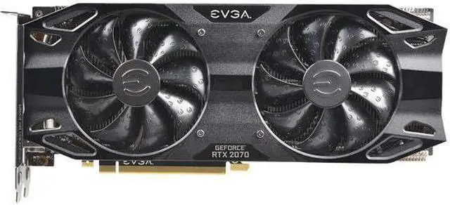 Alt view image 2 of 7 - EVGA GeForce RTX 2070 XC BLACK EDITION GAMING, 08G-P4-1171-KR, 8GB GDDR6, Dual HDB Fans