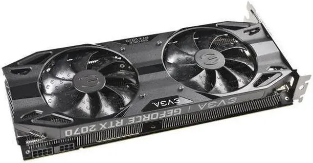 Alt view image 3 of 7 - EVGA GeForce RTX 2070 XC BLACK EDITION GAMING, 08G-P4-1171-KR, 8GB GDDR6, Dual HDB Fans