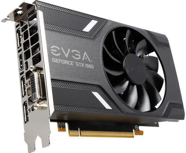 Main image of EVGA GeForce GTX 1060 GAMING, ACX 2.0 (Single Fan), 06G-P4-6161-KR, 6GB GDDR5, DX12 OSD Support (PXOC), Only 6.8 Inches