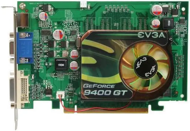 Alt view image 6 of 7 - EVGA GeForce 9400 GT 512MB DDR2 PCI Express 2.0 x16 Video Card 512-P3-N940-LR