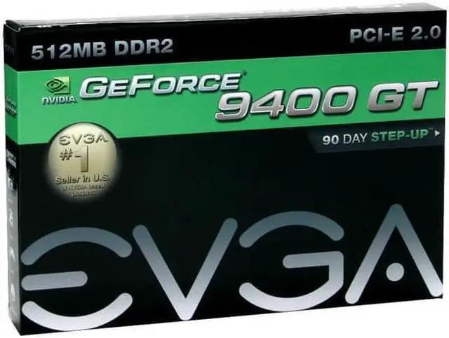 Alt view image 7 of 7 - EVGA GeForce 9400 GT 512MB DDR2 PCI Express 2.0 x16 SLI Support Video Card 512-P3-N944-LR
