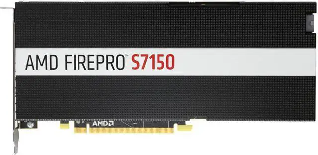 Main image of Sapphire server dedicated FirePro S7150 graphics card - 8 GB GDDR5 - PCI Express 3.0 x16 - / full high - need to a single slot space, server virtualization is special