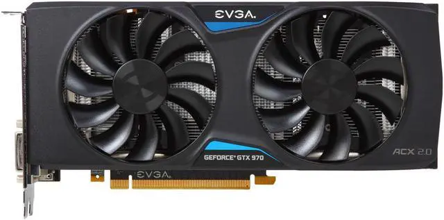 Alt view image 3 of 5 - EVGA GeForce GTX 970 04G-P4-2974-KR 4GB SC GAMING w/ACX 2.0, Silent Cooling Graphics Card Double fan