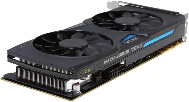 Alt view image 2 of 5 - EVGA GeForce GTX 970 04G-P4-2974-KR 4GB SC GAMING w/ACX 2.0, Silent Cooling Graphics Card Double fan