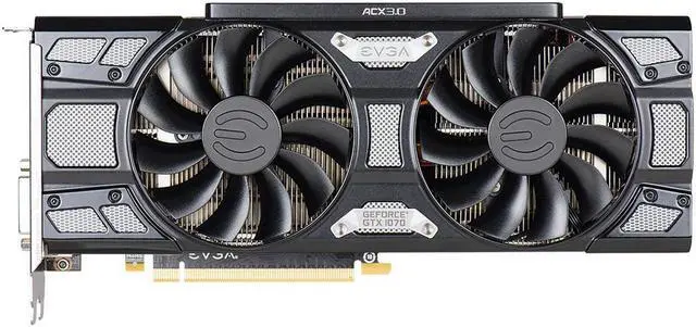 Alt view image 2 of 5 - EVGA GeForce GTX 1070 GAMING, 08G-P4-5171-KR, 8GB GDDR5, ACX 3.0 & Black Edition Double LED lights overclocking game graphics double wind