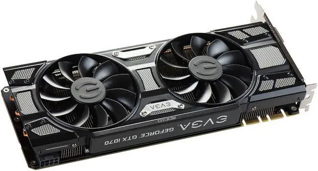 Alt view image 4 of 5 - EVGA GeForce GTX 1070 GAMING, 08G-P4-5171-KR, 8GB GDDR5, ACX 3.0 & Black Edition Double LED lights overclocking game graphics double wind
