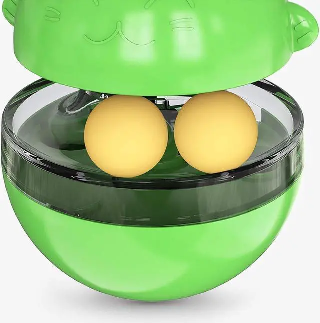 Alt view image 3 of 7 - 3MNSCD Cat Treat Dispenser Cat Toy Pet Food Treat Ball-Adjustable Cat Ball and Treat Dispensing Pet Toys Pets