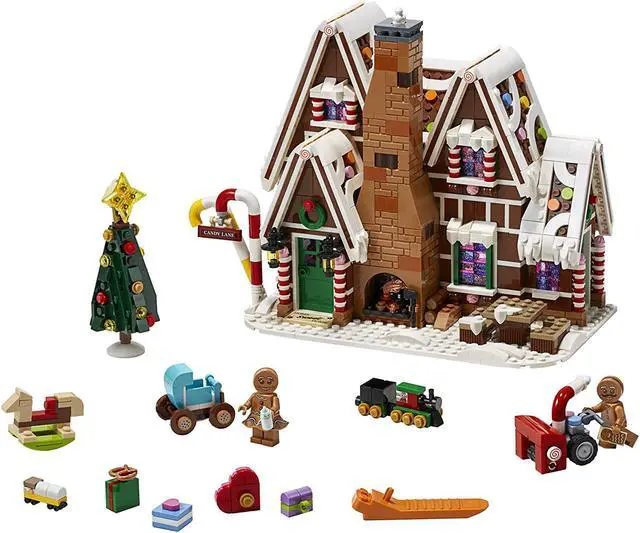 Alt view image 3 of 5 - LEGO Creator Expert Gingerbread House 10267 Building Kit, New 2020 (1,477 Pieces)