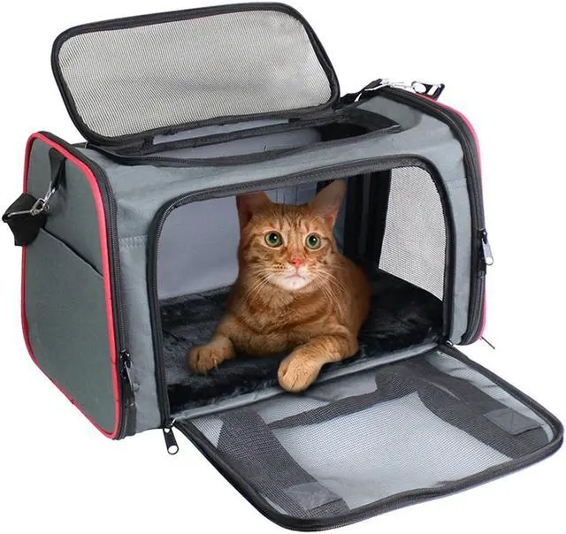 Main image of GOOPAWS Soft-Sided Pet Travel Carrier, Airline Approved Dog & Cat Carrier Collapsible, Collapsible Kennel for Small Dogs Cats, Puppy