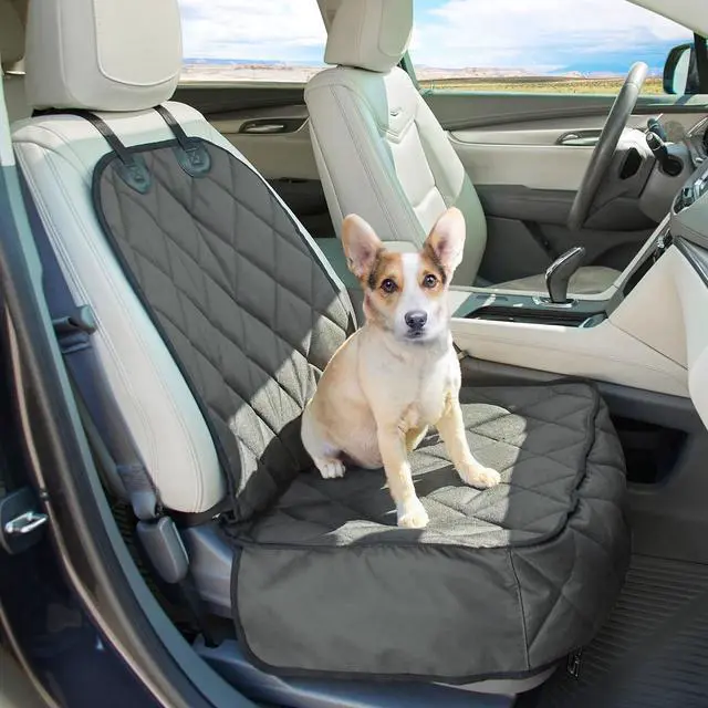 Main image of GOOPAWS Dog Front Car Seat Cover, Waterproof, Scratch Proof & Non Slip, Durable Pet Front Car Seat Cover for Trucks, SUV