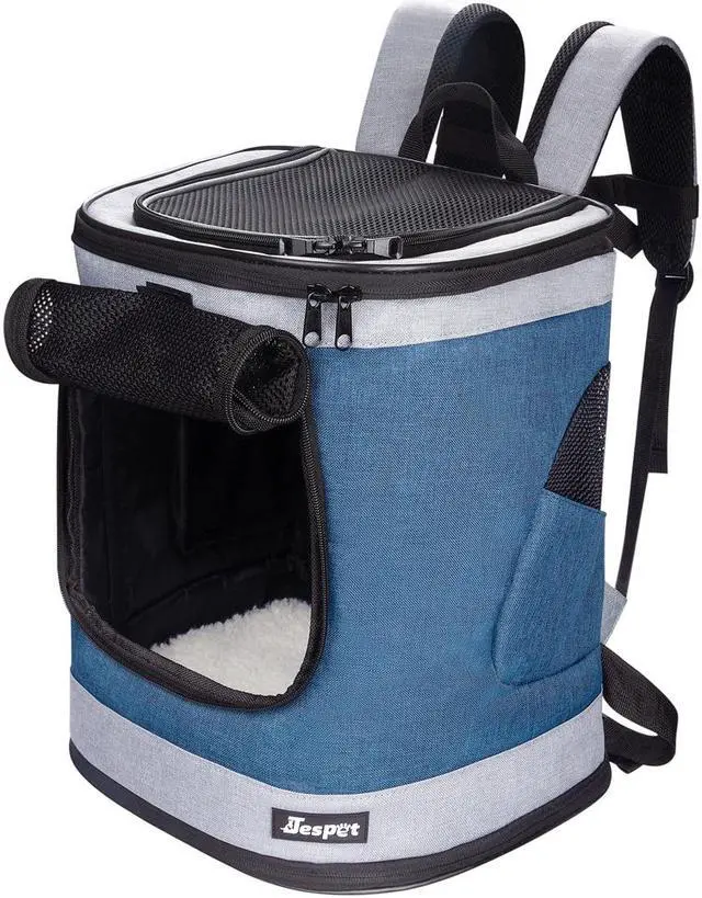Main image of Jespet Dog & Cat Carrier Backpack, Soft Carrier Backpack Ideal for Traveling, Hiking, 17-in