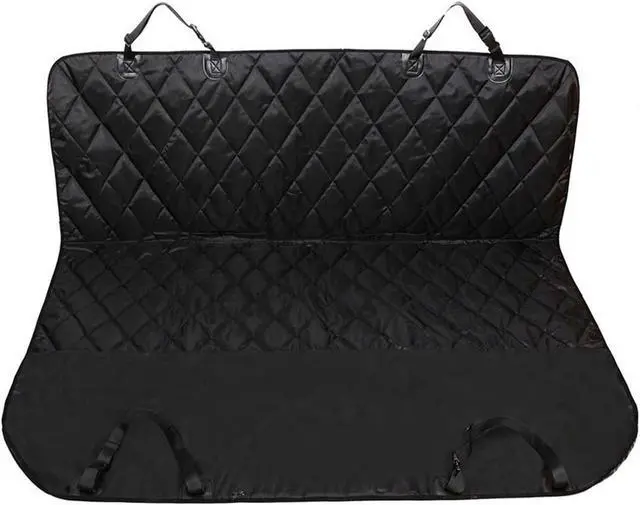 Alt view image 6 of 6 - Jespet Luxury Waterproof Dog Car Seat Covers, Nonslip Dog Seat Cover Quilted with Side Flap Pet Backseat Cover for Cars, Trucks, and Suv's, 58-in