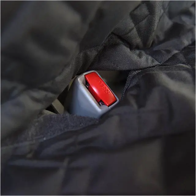 Alt view image 2 of 6 - Jespet Luxury Waterproof Dog Car Seat Covers, Nonslip Dog Seat Cover Quilted with Side Flap Pet Backseat Cover for Cars, Trucks, and Suv's, 58-in