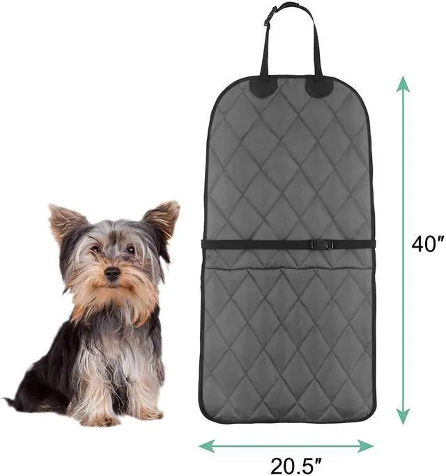 Alt view image 3 of 6 - GOOPAWS Dog Front Car Seat Cover, Waterproof, Scratch Proof & Non Slip, Durable Pet Front Car Seat Cover for Trucks, SUV