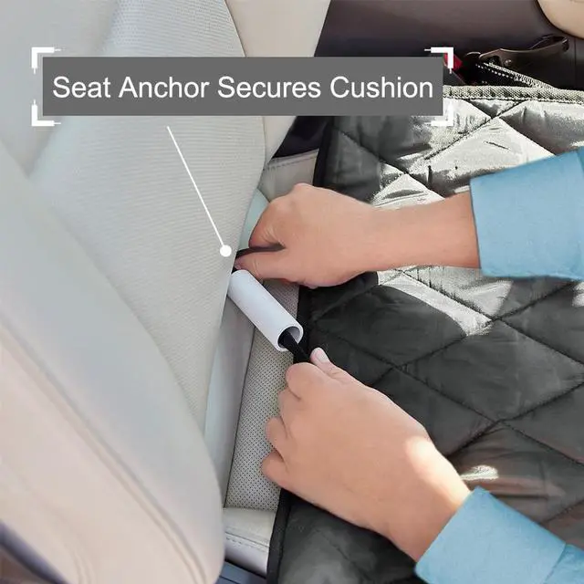 Alt view image 4 of 6 - GOOPAWS Dog Front Car Seat Cover, Waterproof, Scratch Proof & Non Slip, Durable Pet Front Car Seat Cover for Trucks, SUV
