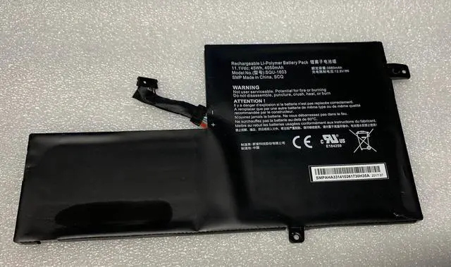 Main image of SQU-1603 Laptop Battery Replacement for Hasee SQU-1603 Series Notebook 11.1V 4050mAh 45Wh
