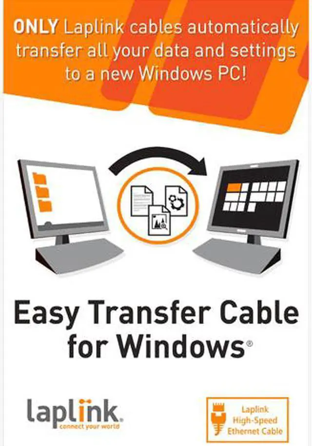 Main image of Laplink Easy Transfer Cable for Windows - Ethernet