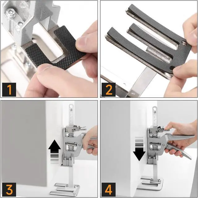 Alt view image 5 of 6 - Labor Saving Arm Jack, 2 Pack Upgrade Furniture Jack Hand Jack Tool with Height Adjustment Lifting Device That Can Support Slow & Speed Down Bearing Up to 440 lbs