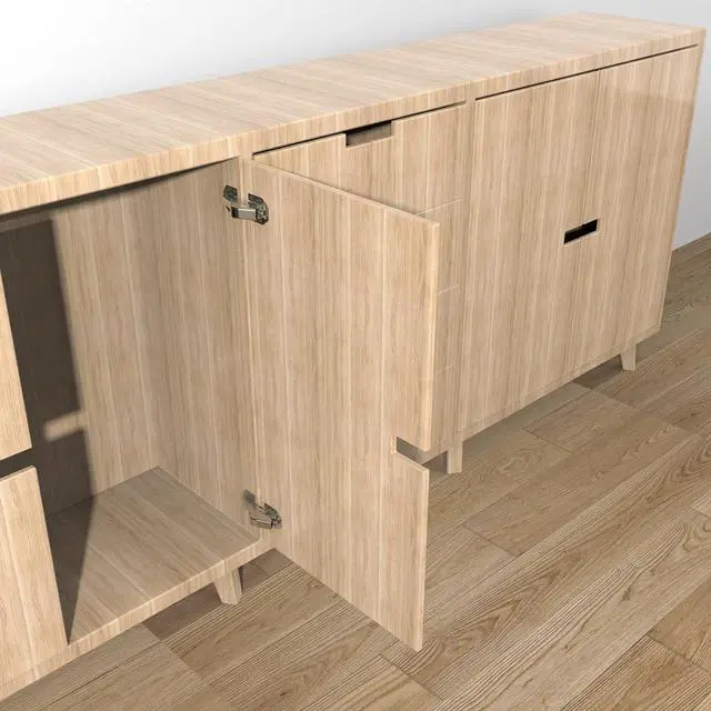 Alt view image 7 of 7 - Cabinet Doors Hinges 4 PCS, 4 inch Hidden Frameless Cabinet Hinges Easy to Install, Soft Closing Concealed Cabinet Hinge with Screws