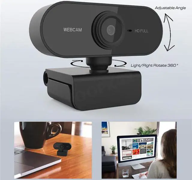 Alt view image 6 of 7 - 1080P HD Webcam with Microphone, Auto Focus USB Web Camera for Computers PC Laptop Desktop, Plug and Play